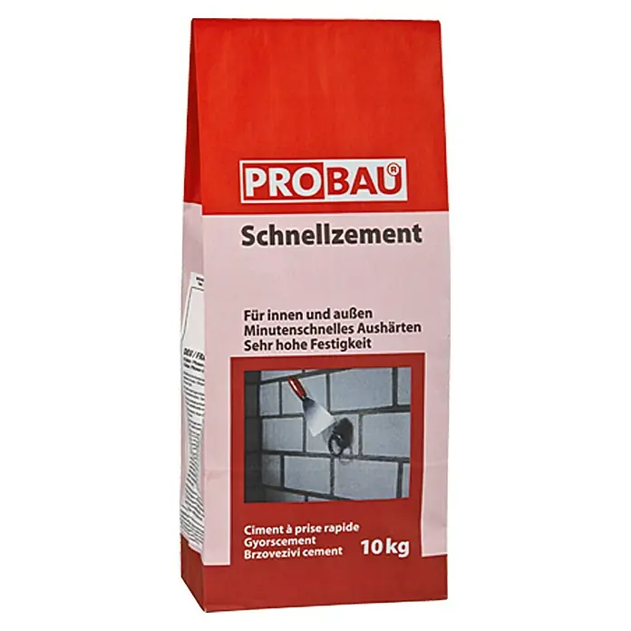 Probau Brzi cement - 10 kg, Vrlo nizak udio kromata - Pogled sprijeda