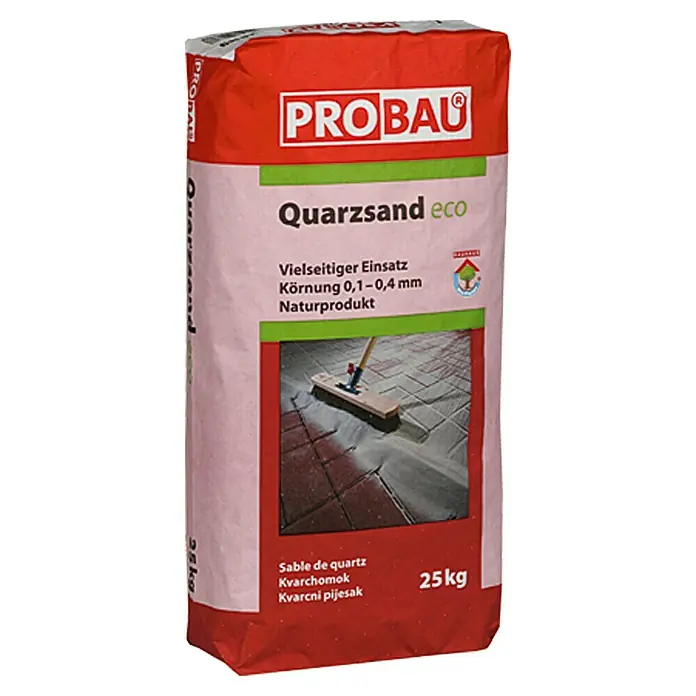Probau eco Kvarcni pijesak - 25 kg, Suši se vatrom - Pogled sprijeda