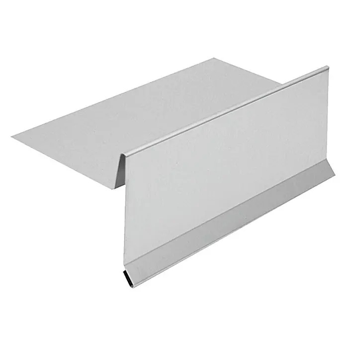 Sarei Ortblech - Ohne Wasserfalz, Aluminium, Länge: 2.000 mm - Vorderansicht