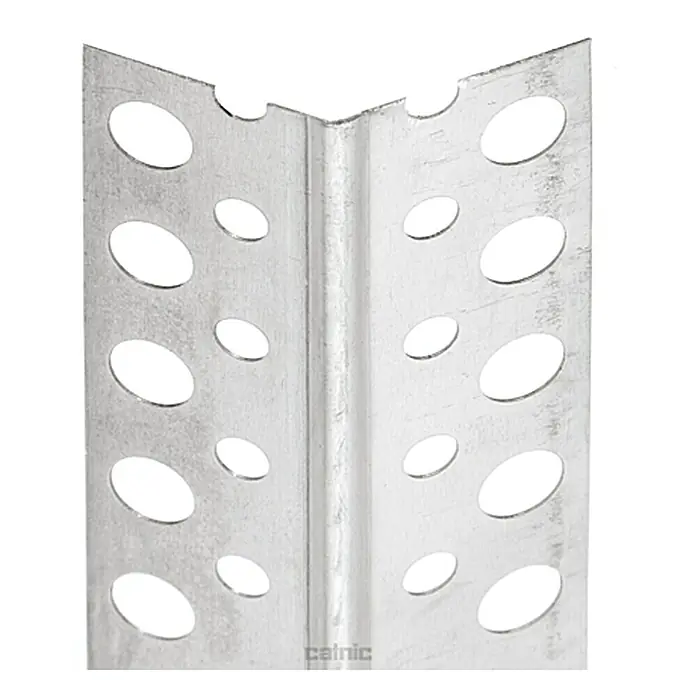 Catnic Kutni profil za suhu gradnju - 250 cm x 23,5 mm x 23,5 mm, Prikladno za: Debljina žbuke od 1 mm, Aluminij - Pogled sprijeda