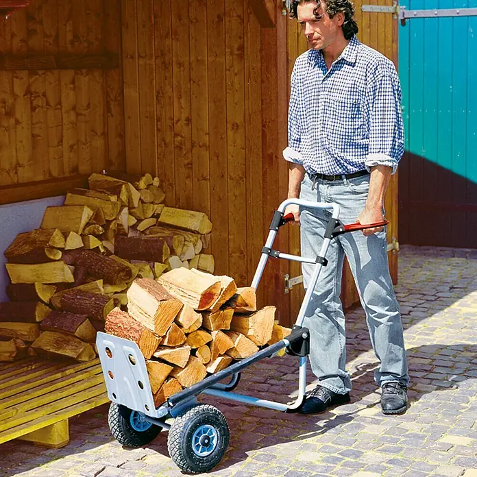 Wolfcraft Transportsystem TS 1000 - Tragkraft: 200 kg (Schubkarrenfunktion)