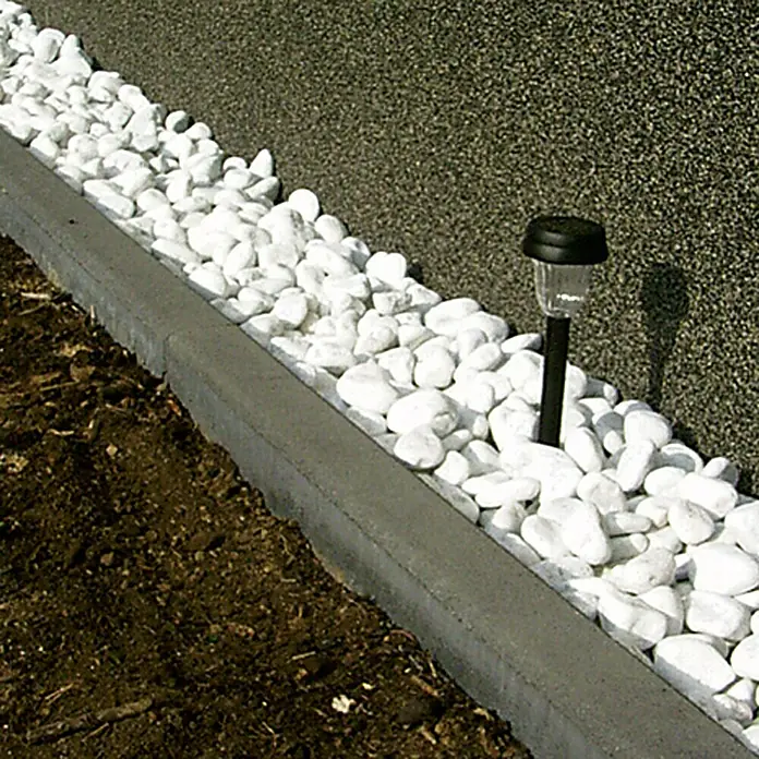 EHL Tiefbordstein - Grau, 100 x 20 x 8 cm - Ansicht von oben