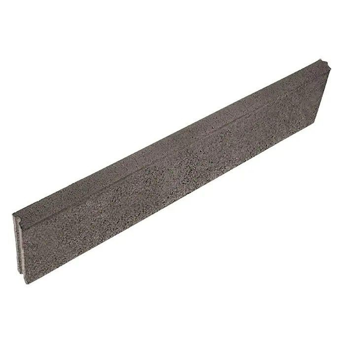 EHL Rasenkante - Anthrazit, 100 x 5 x 30 cm, Beton - Linke Seitenansicht