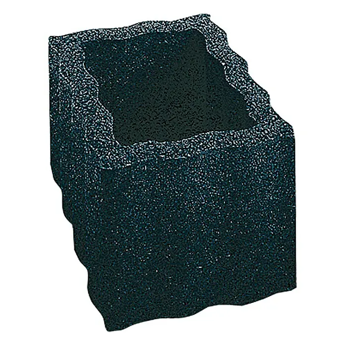 Pflanzstein Rasterstein - Anthrazit, 40 x 30 x 25 cm, Beton