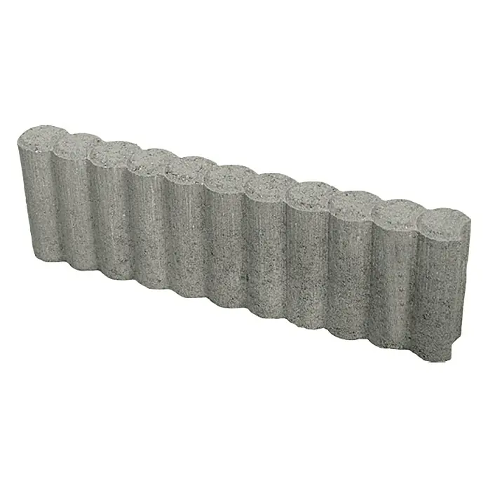 Rubna palisada - 50 x 6 x 15 cm, Sive boje, Beton