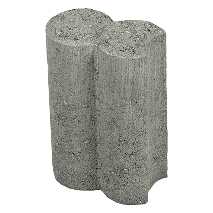 Rubna palisada - 9 x 6 x 15 cm, Sive boje, Beton