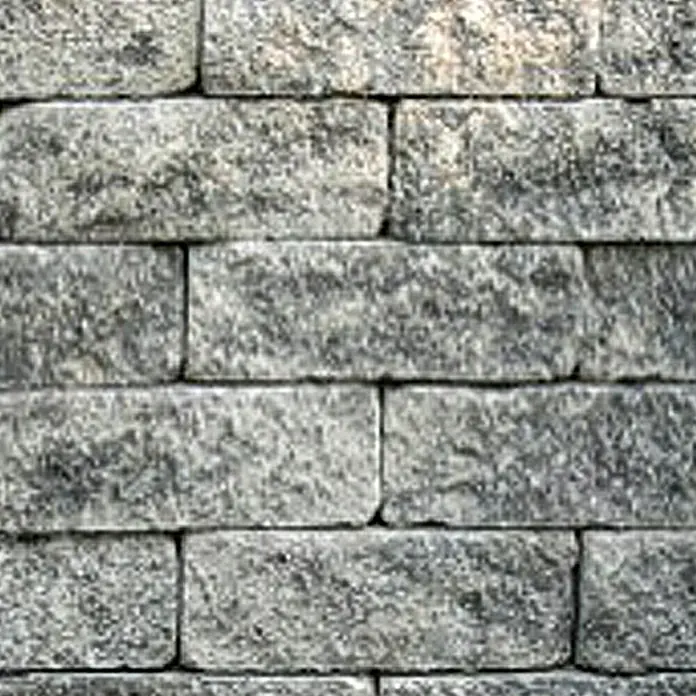 EHL Antikmur Stapelsteen - 25 x 20 x 10 cm, Grijs/Antraciet