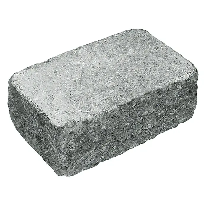 EHL Antikmur Stapelsteen - 25 x 20 x 10 cm, Grijs/Antraciet
