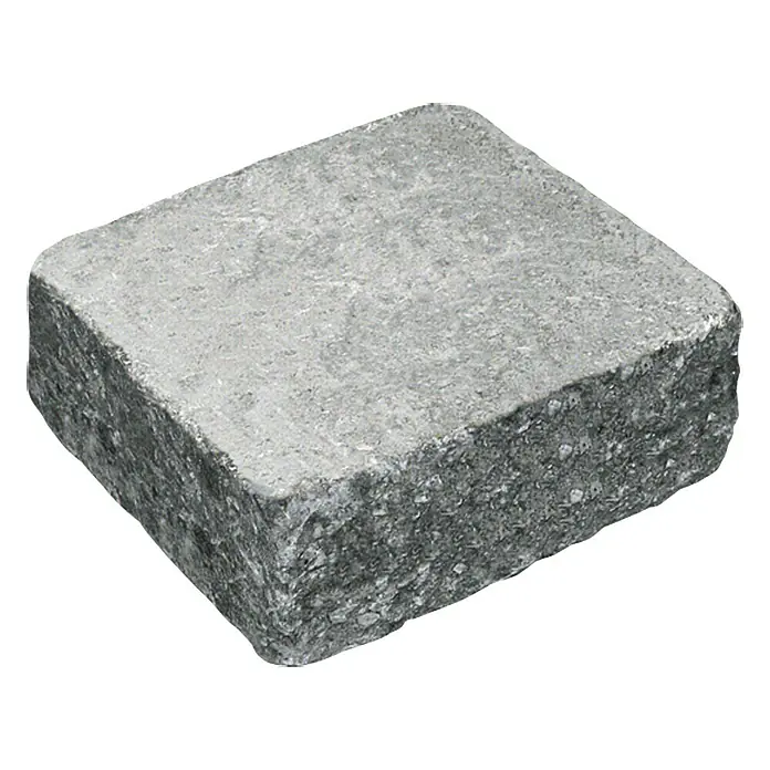 EHL Antikmur Stapelsteen - 25 x 25 x 10 cm, Grijs/Antraciet