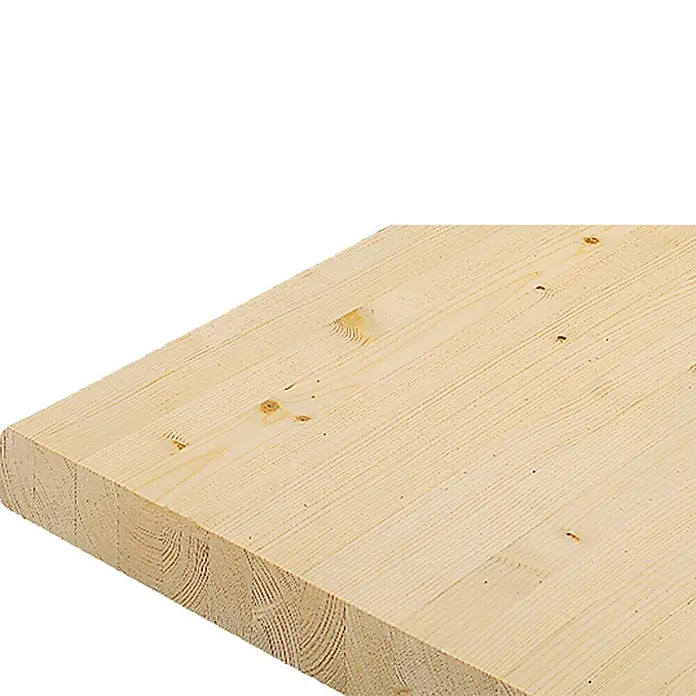 Massivholzplatte - Fichte, 150 x 60 x 4 cm - Vorderansicht