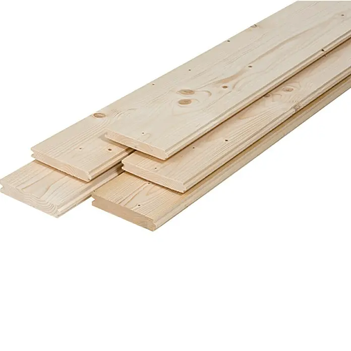 Rauhspund - Fichte, 2.000 x 96 x 19 mm - Vorderansicht