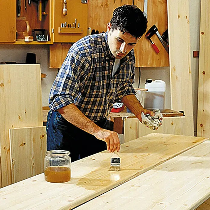 Do it wood Tablero de madera laminada - Pino, 80 x 20 x 1,8 cm - Producto en uso
