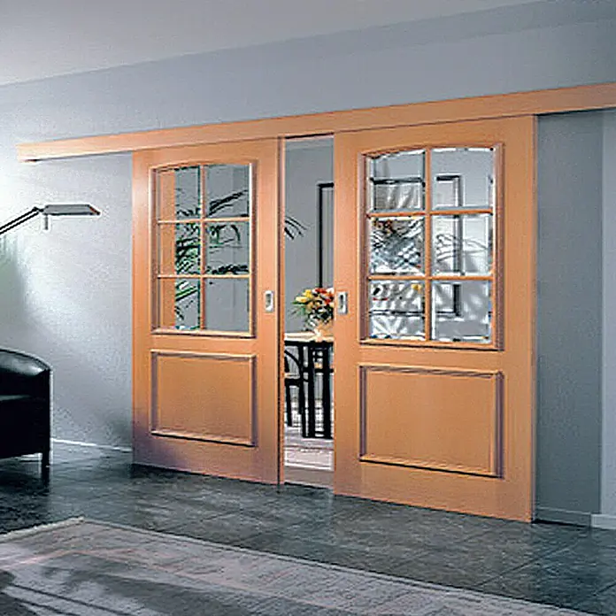 HBS Betz Herrajes para puerta corredera - Largo: 155 cm, Capacidad de carga: 40 kg