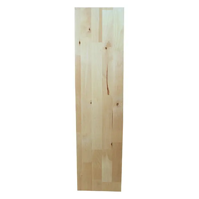 Exclusivholz Tablero de madera laminada - Abedul, 800 x 200 x 18 mm - Vista descendente