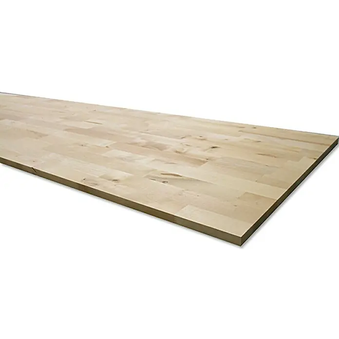 Exclusivholz Tablero de madera laminada - Abedul, 800 x 600 x 18 mm - Vista de perfil derecho