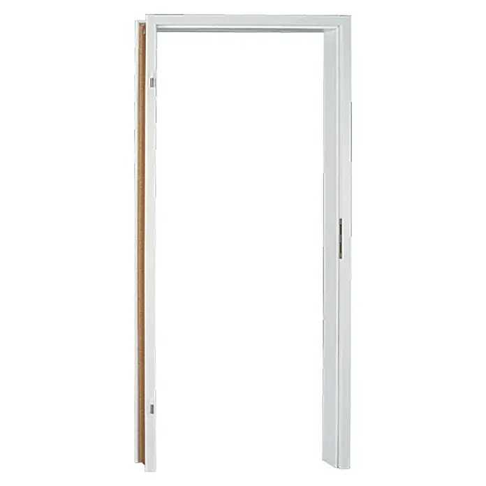GetaDoor Laminit Türzarge GL 223 - 860 x 1.985 mm, Wandstärke: 145 mm, DIN Anschlag: Links, Weiß seidenmatt - Vorderansicht
