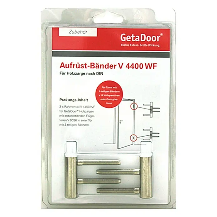 GetaDoor Aufrüst-Bänder V 4400 WF - Passend für: GetaDoor Zargen - Vorderansicht