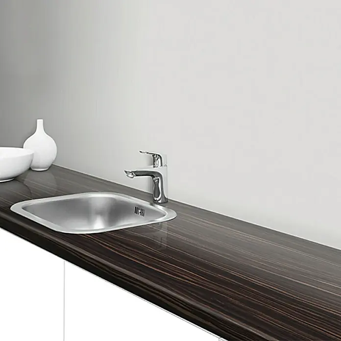 Resopal Premium Encimera de cocina al corte - Macassar, Longitud máxima de la encimera: 365 cm, Espesor: 3,8 cm, Ancho: 60 cm - Foto ambiente