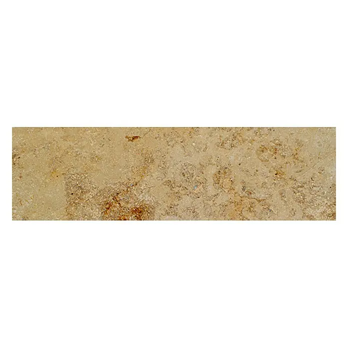 Fensterbank Jura - 126 x 17,5 x 2 cm, Braun/Beige/Gelb, Glänzend - Vorderansicht