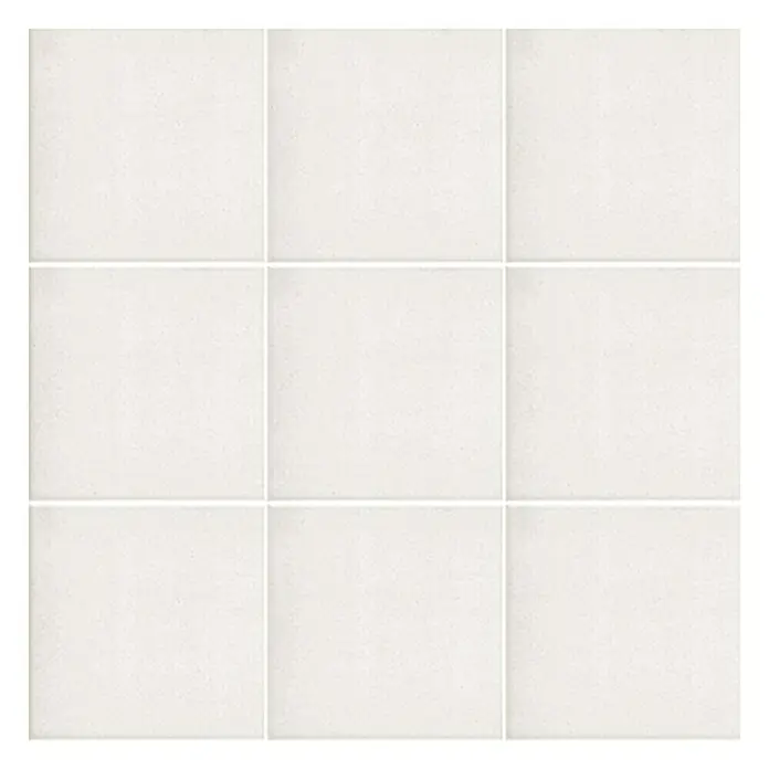 Zidna pločica - 10 x 10 cm, Bijele boje, Mat