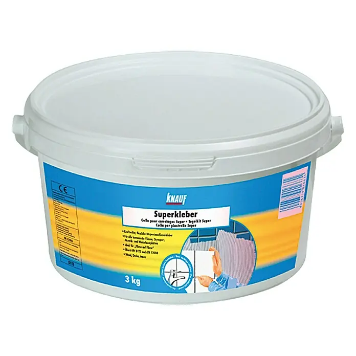 Knauf Fliesenkleber Superkleber - 3 kg - Vorderansicht
