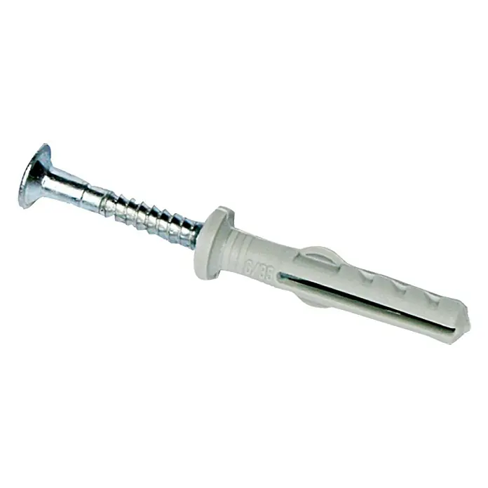Knauf Drehstiftdübel K6/35 - Länge: 35 mm, 50 Stk. - Vorderansicht