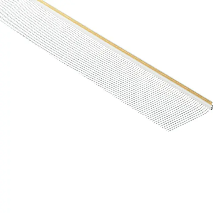 Probau WDVS-Anputzleiste - 2,4 m x 9 mm, Angeschweißter Gewebestreifen - Vorderansicht
