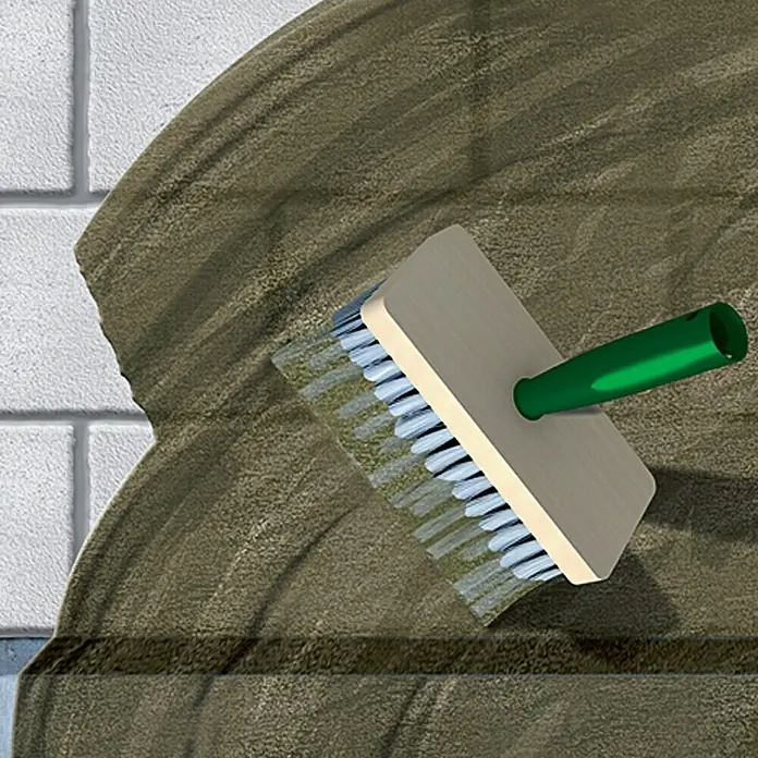 MEM Dichtschlämme - 25 kg - Anwendungsbeispiel