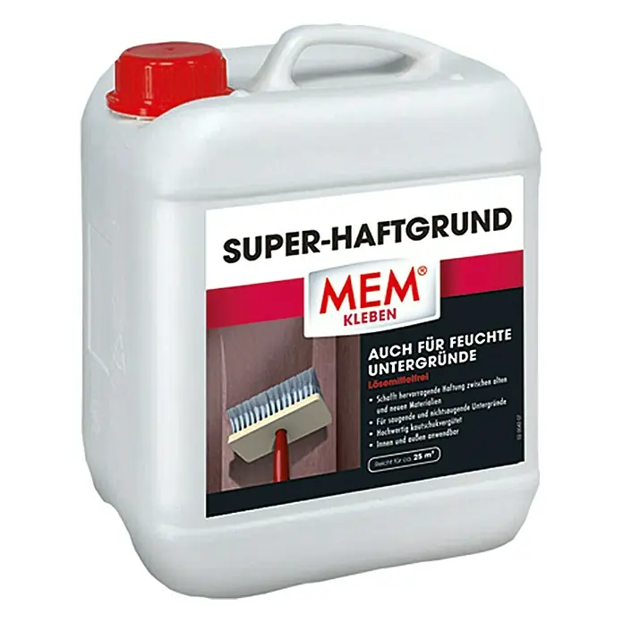 MEM Super-Haftgrund - 5 l, Lösemittelfrei - Linke Seitenansicht
