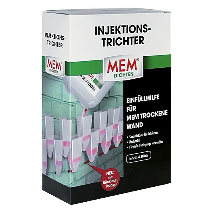 MEM Injektionstrichter - 6 Stk.