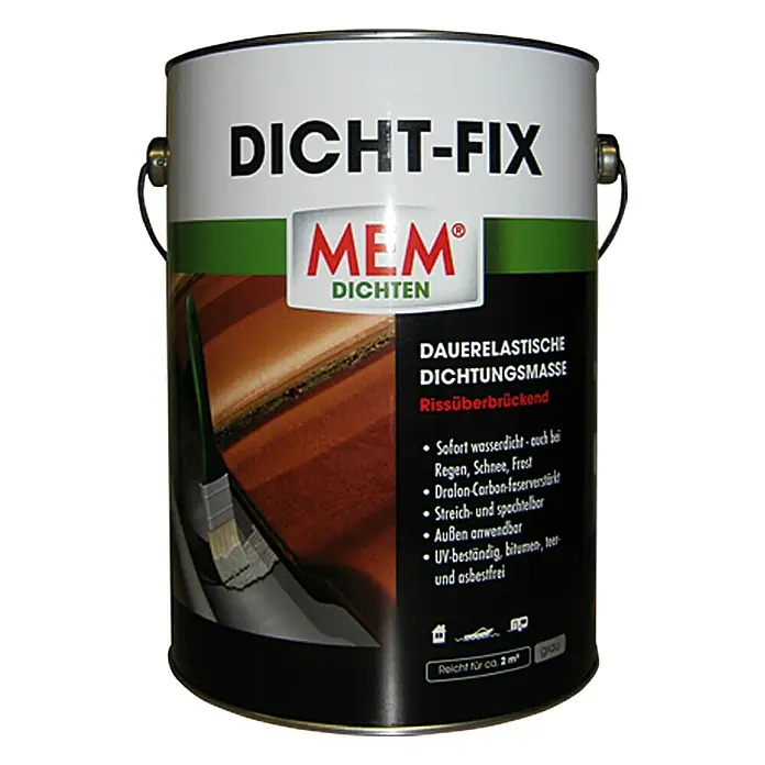 MEM Dicht-Fix - 4 l, Bitumenfrei - Vorderansicht