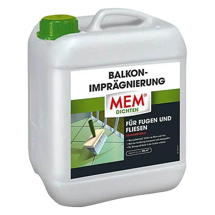 MEM Balkon-Imprägnierung - 5 l, Lösemittelfrei