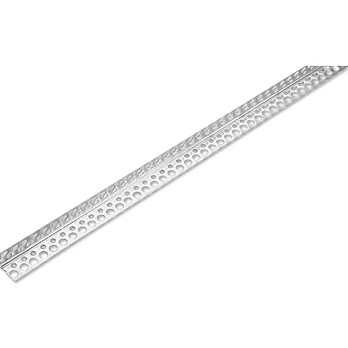 Catnic Kutni profil za suhu gradnju - 250 x 2,5 x 2,5 cm, Prikladno za: Debljina žbuke od 1 mm, Aluminij, 1 Kom.