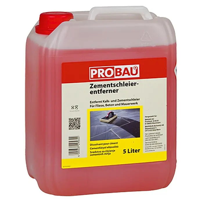 Probau Sredstvo za uklanjanje cementnih naslaga - 5 l - Pogled sprijeda