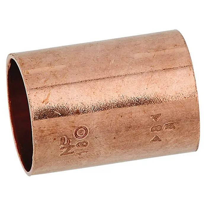 Kupfer-Muffe 5270 - Durchmesser: 18 mm, 1 Stk. - Vorderansicht