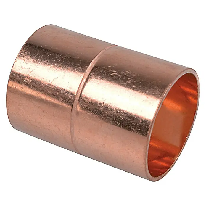 Kupfer-Muffe 5270 - Durchmesser: 22 mm, 1 Stk. - Rechte Seitenansicht