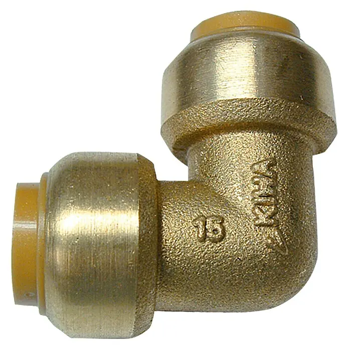 Steckwinkel II - Durchmesser: 22 mm, 90 °, Messing