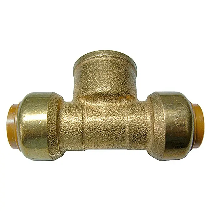 Steck-Übergangs-T-Stück - Durchmesser: 15 mm, ½″, Muffe und Innengewinde