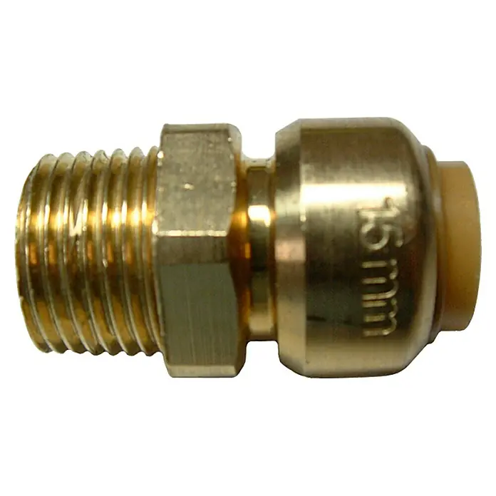 Steck-Übergangsnippel IA - Durchmesser: 18 mm, Außengewinde: ¾″, Messing