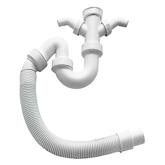 Spültisch-Siphon - 1½″, DN 40/DN 50, Klemmen