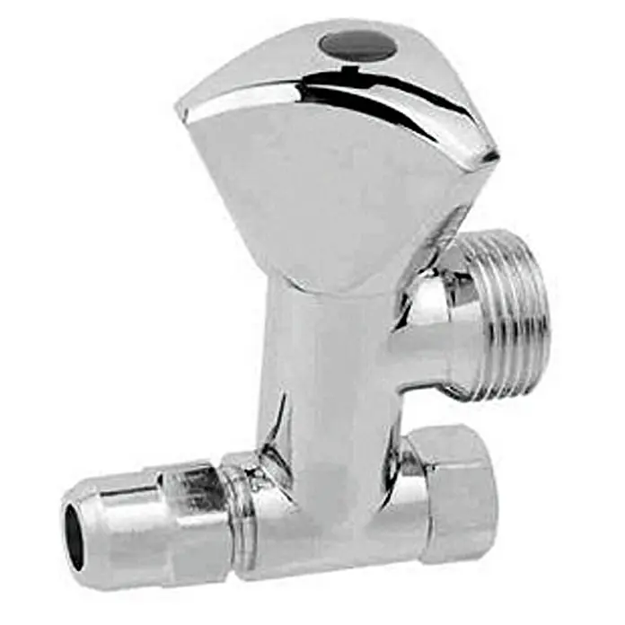 Kutni ventil Eckfix - ⅜″, Kromirano