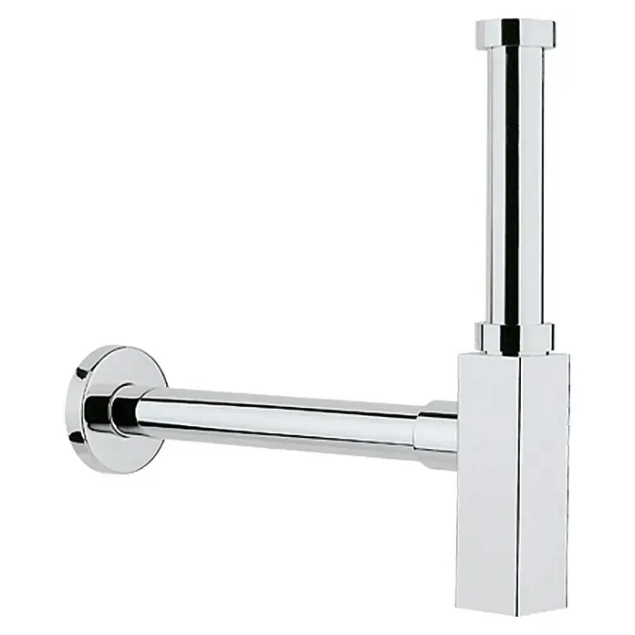 Bäderwelt Waschtisch-Siphon Milos - 1¼″, Durchmesser: 32 mm, Verchromt