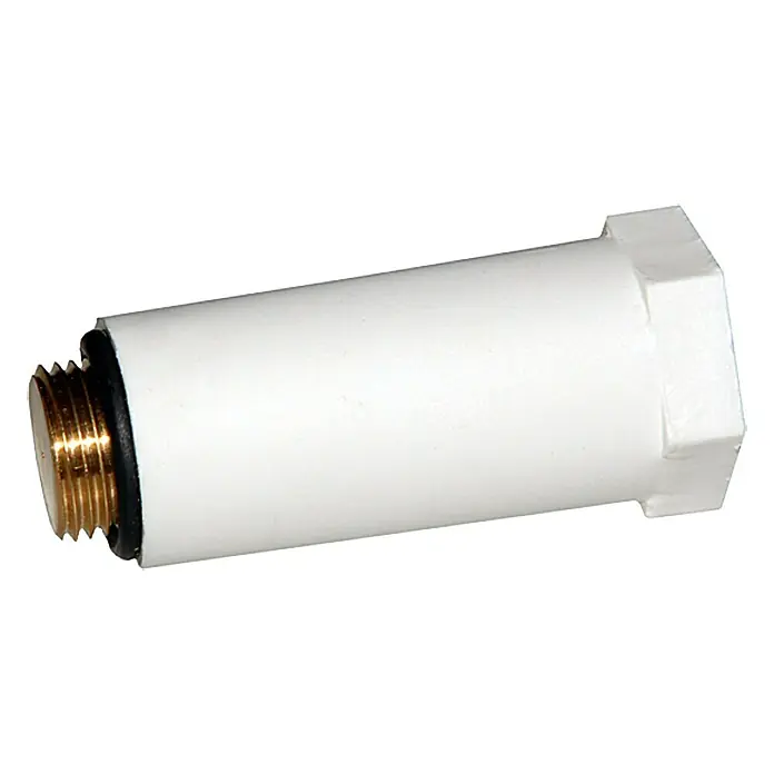 Baustopfen - ½″, Mit Messingkern - Vorderansicht