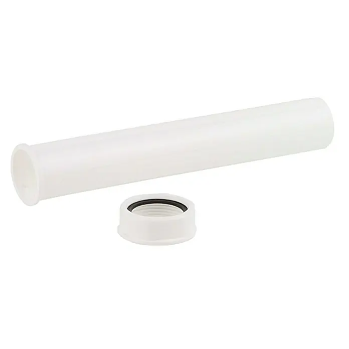 Prsten za distanciranje - 1½″, Plastika, 1¼″, Bijele boje - Pogled sprijeda