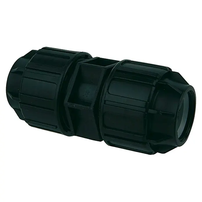 HDPE-Übergangsstück - Durchmesser: 25 mm, Polyethylen - Vorderansicht