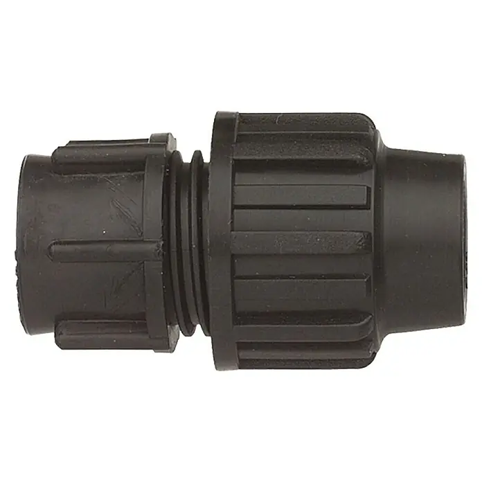 HDPE-Übergangsstück - Durchmesser: 32 mm, Innengewinde: 1″, Polyethylen - Vorderansicht