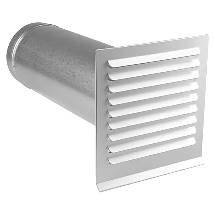 Air-Circle Teleskop-Mauerkasten - Durchmesser: 100 mm, Verstellbar: 31 - 45 cm, Metall