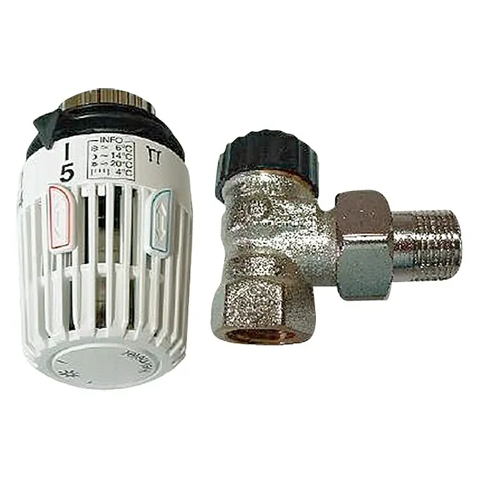 Heimeier Thermostatventil-Set - ½″, Eck