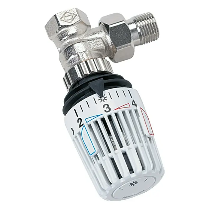 Heimeier Thermostatventil-Set - ½″, Eck