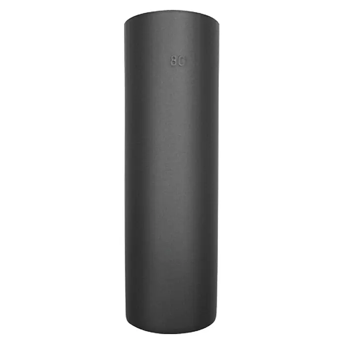 Dimovodna cijev - Ø x D: 120 x 500 mm, Debljina stijenke: 0,6 mm, Crne boje